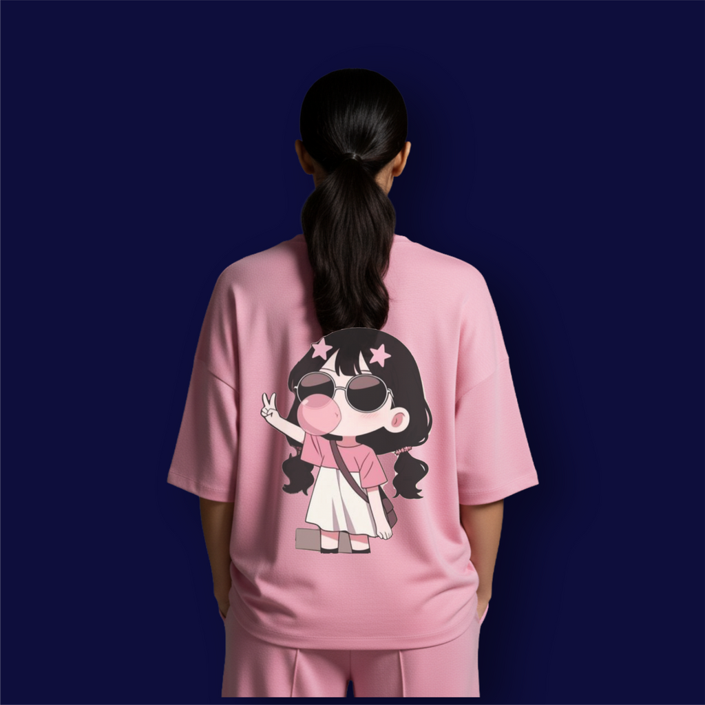 Bubble Girl Dropshoulder T-Shirt