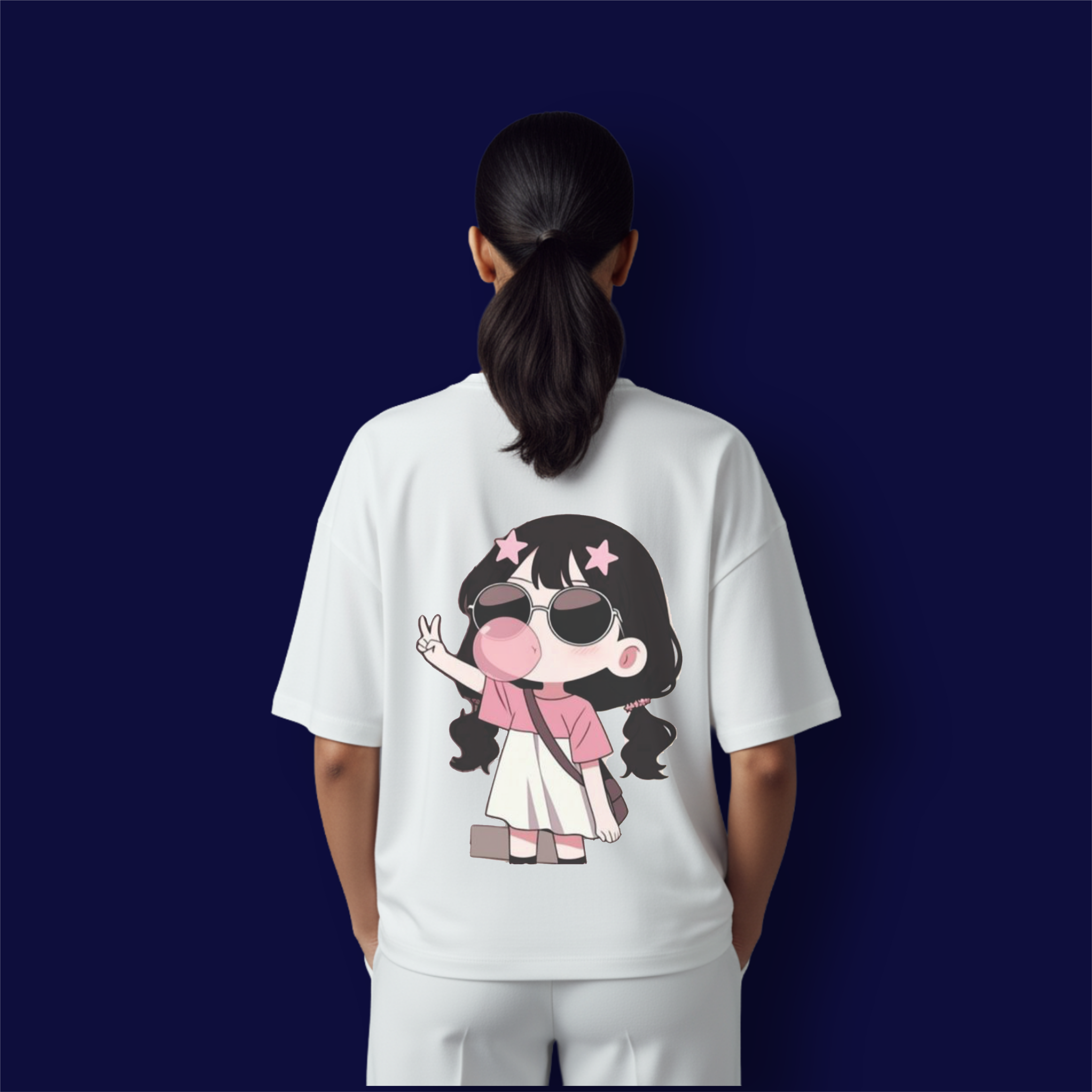 Bubble Girl Dropshoulder T-Shirt