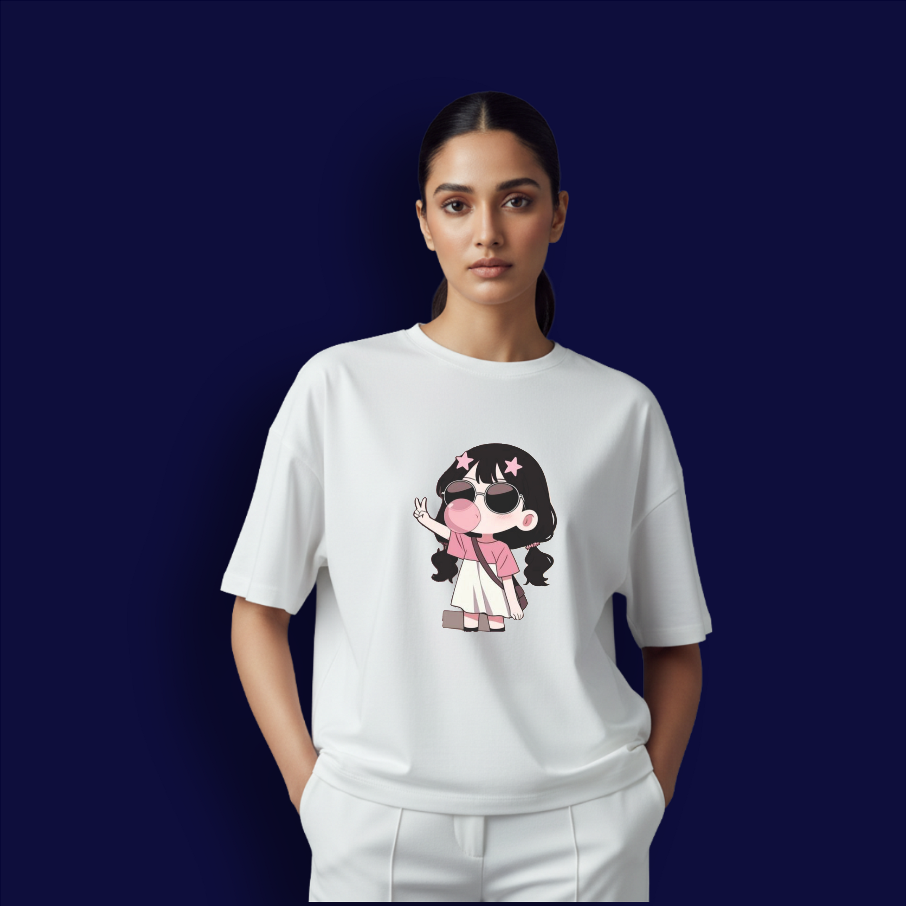 Bubble Girl Dropshoulder T-Shirt