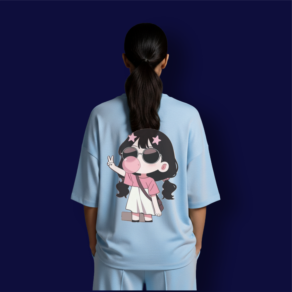 Bubble Girl Dropshoulder T-Shirt