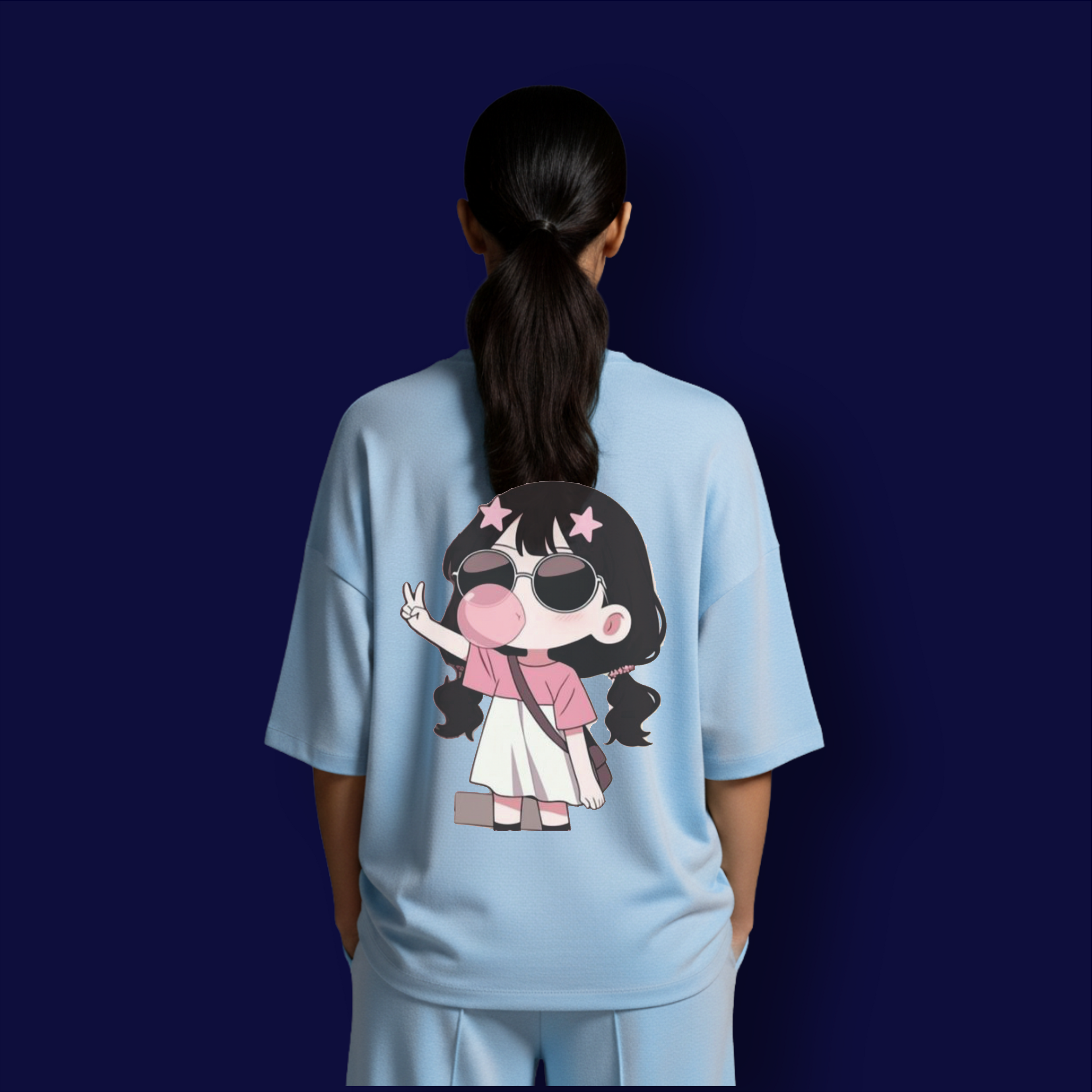 Bubble Girl Dropshoulder T-Shirt