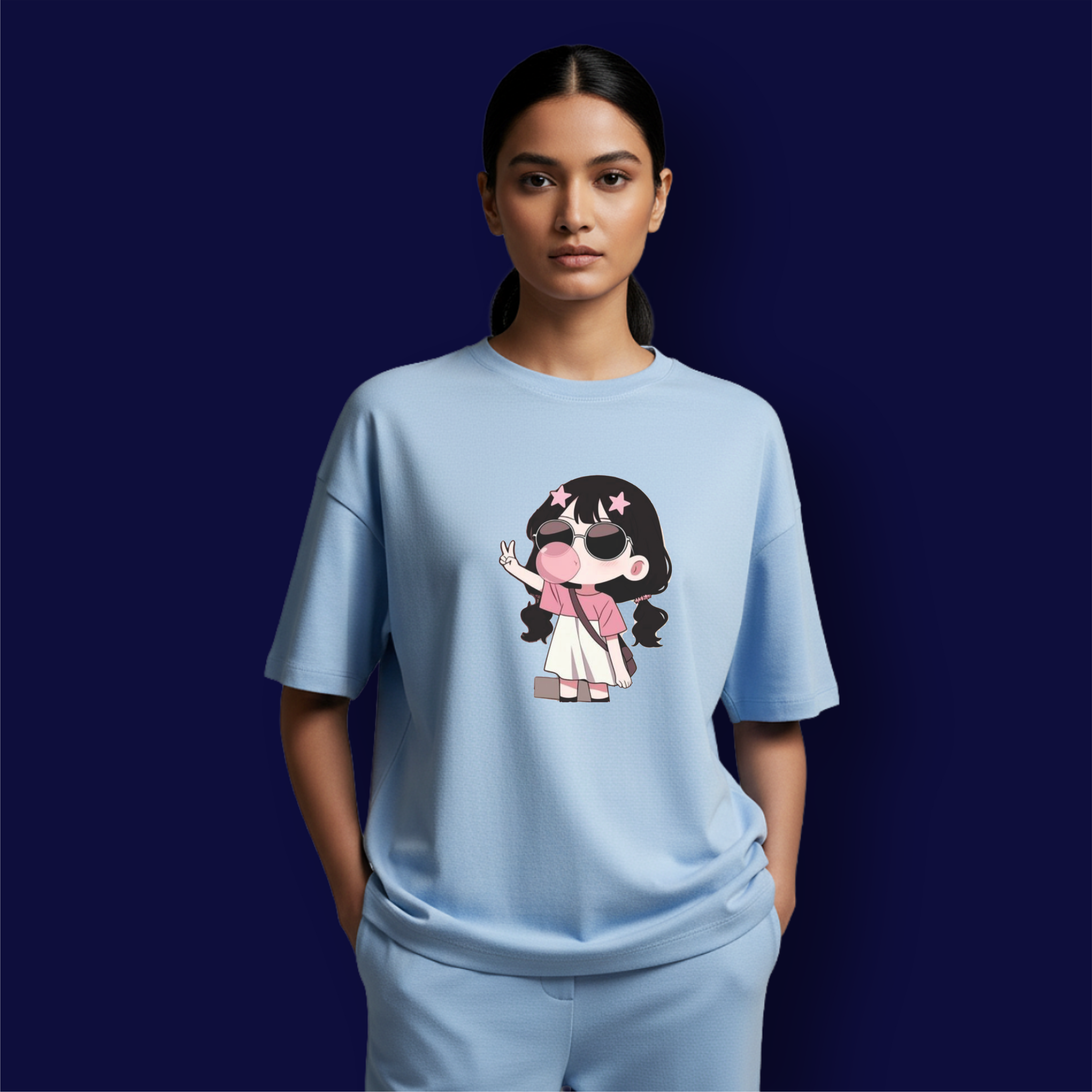 Bubble Girl Dropshoulder T-Shirt