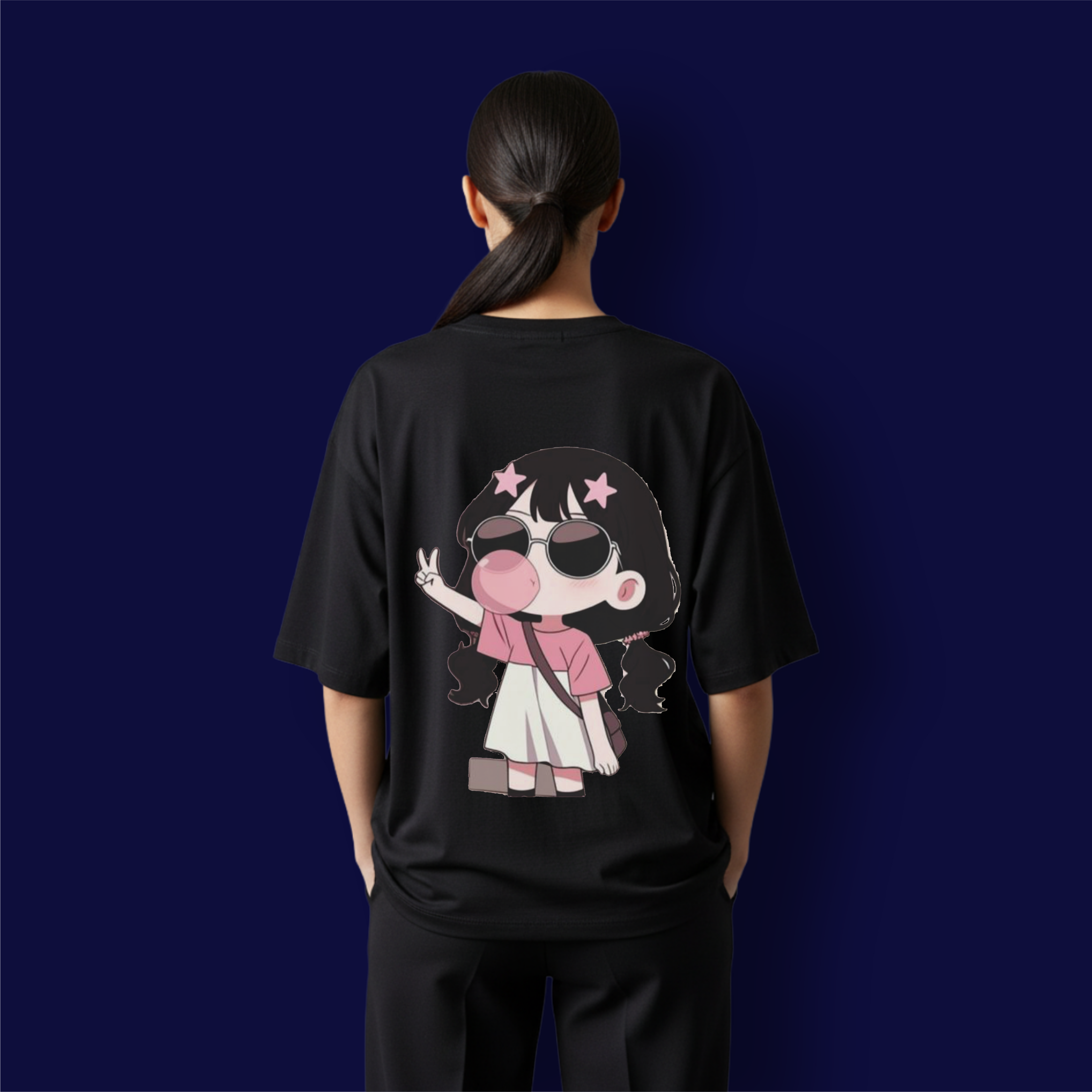 Bubble Girl Dropshoulder T-Shirt