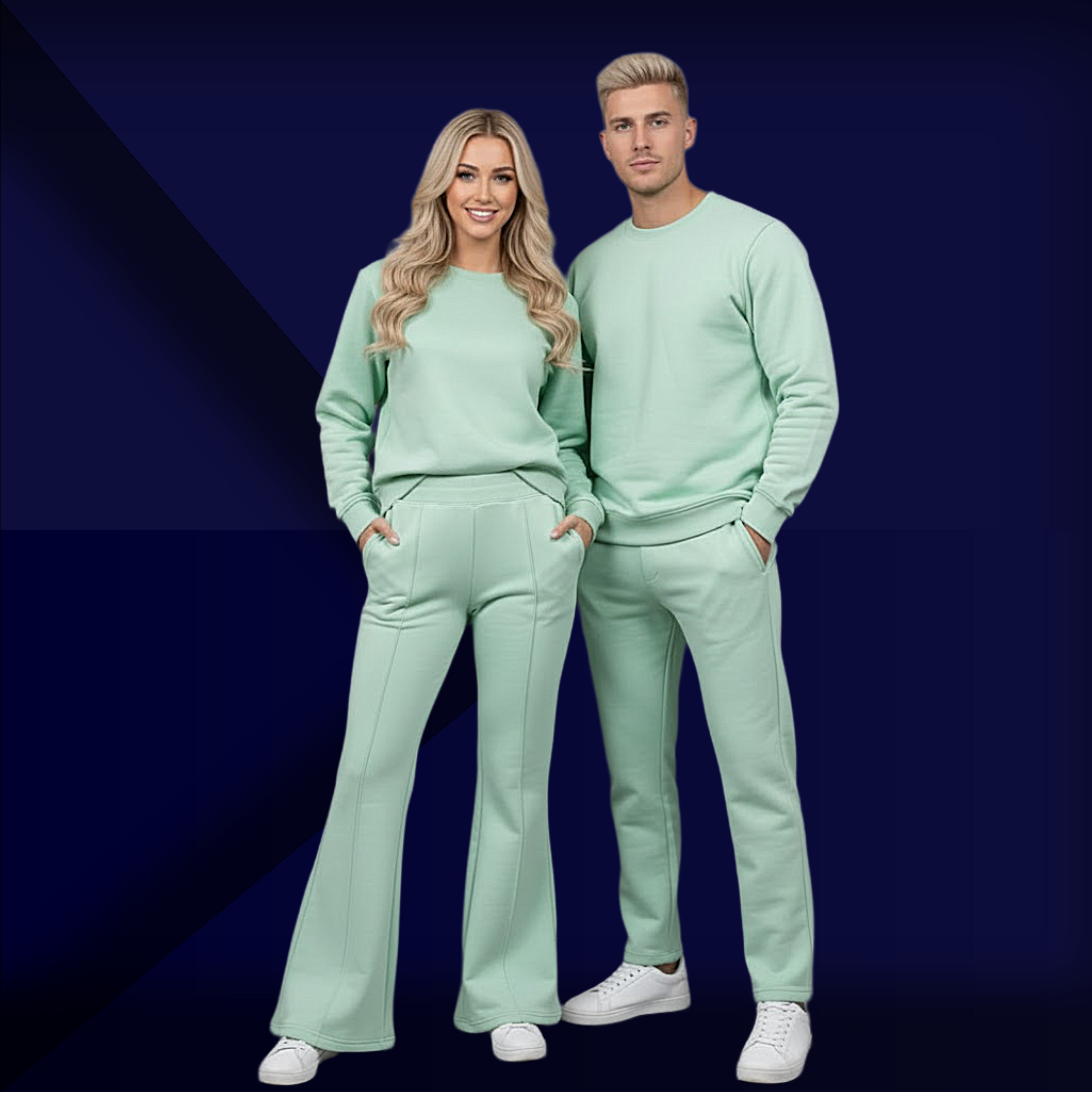 Pista Green Formal Sweatsuit