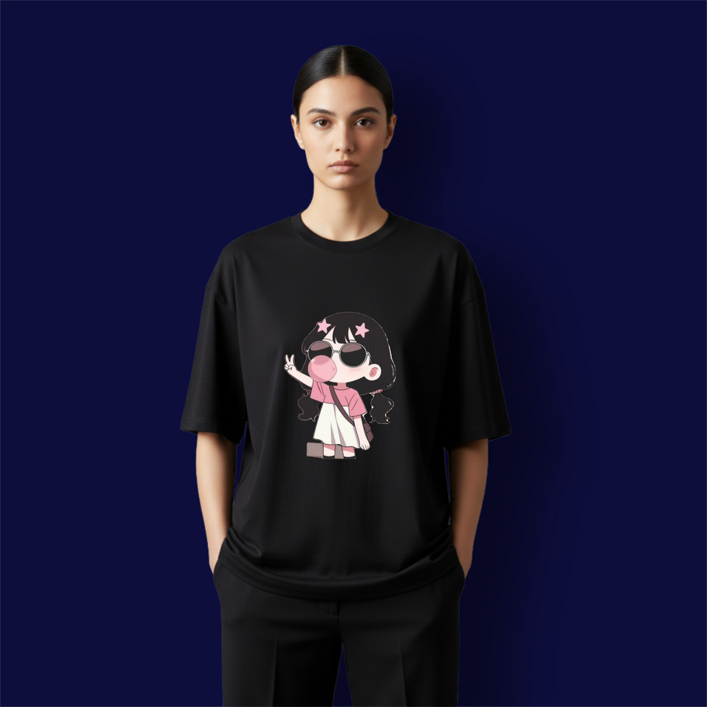 Bubble Girl Dropshoulder T-Shirt
