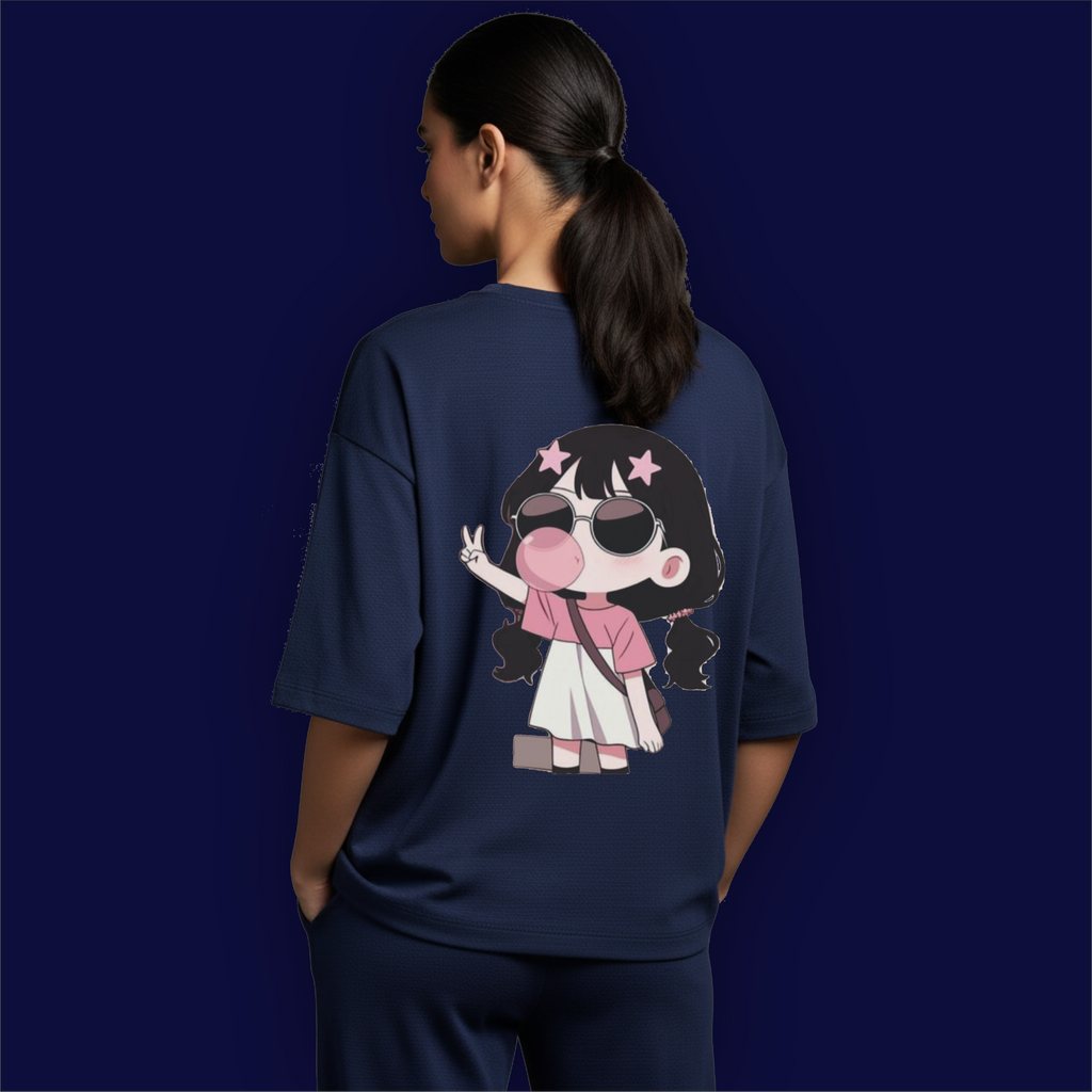 Bubble Girl Dropshoulder T-Shirt