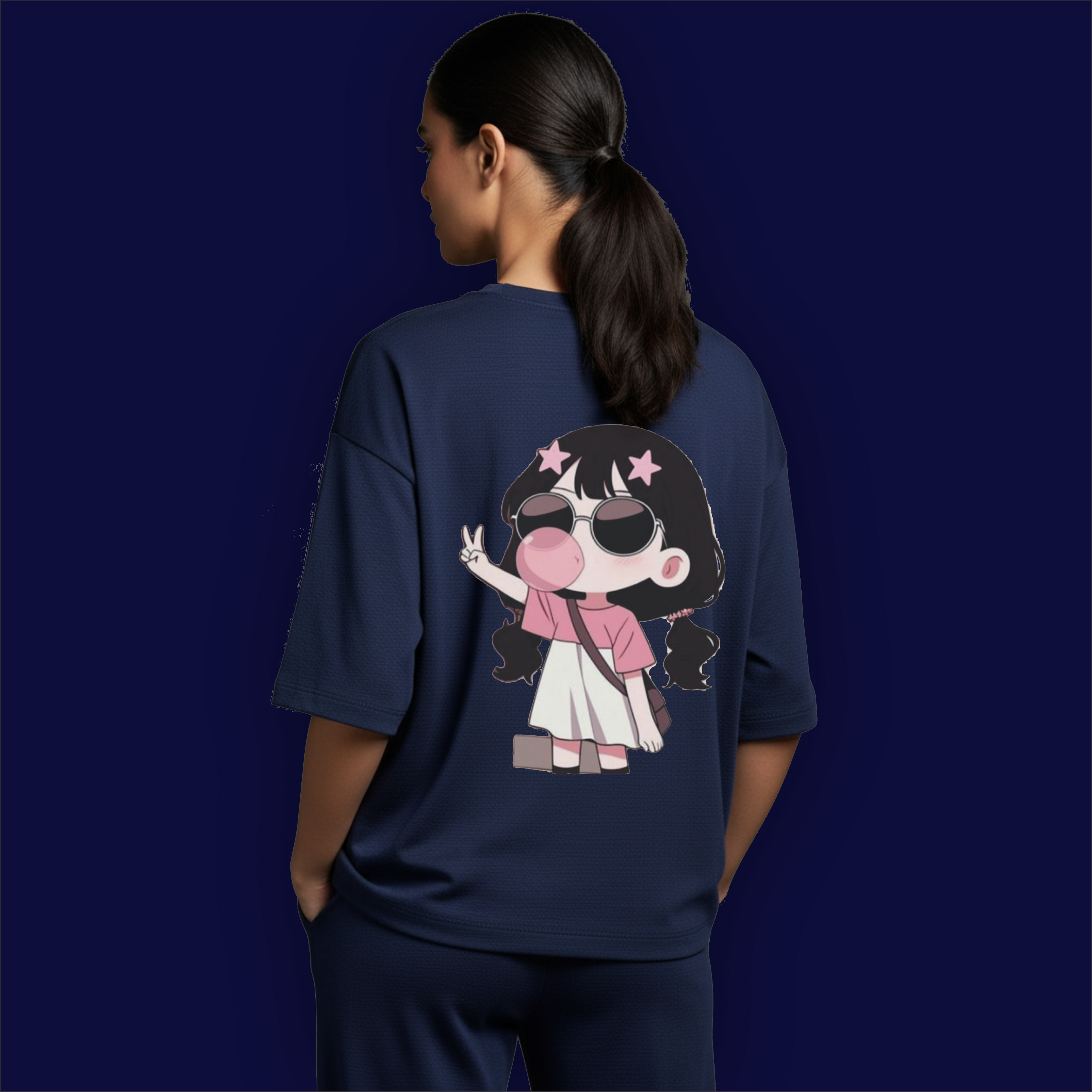Bubble Girl Dropshoulder T-Shirt