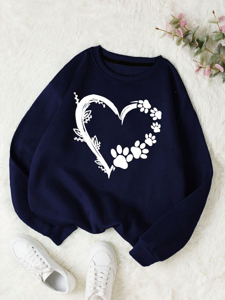 Lovey Heart Shape Dropshoulder T-Shirt