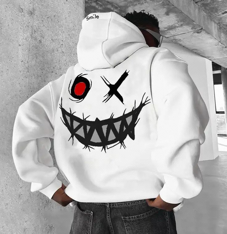 Fake Smile Dropshoulder Hoodie