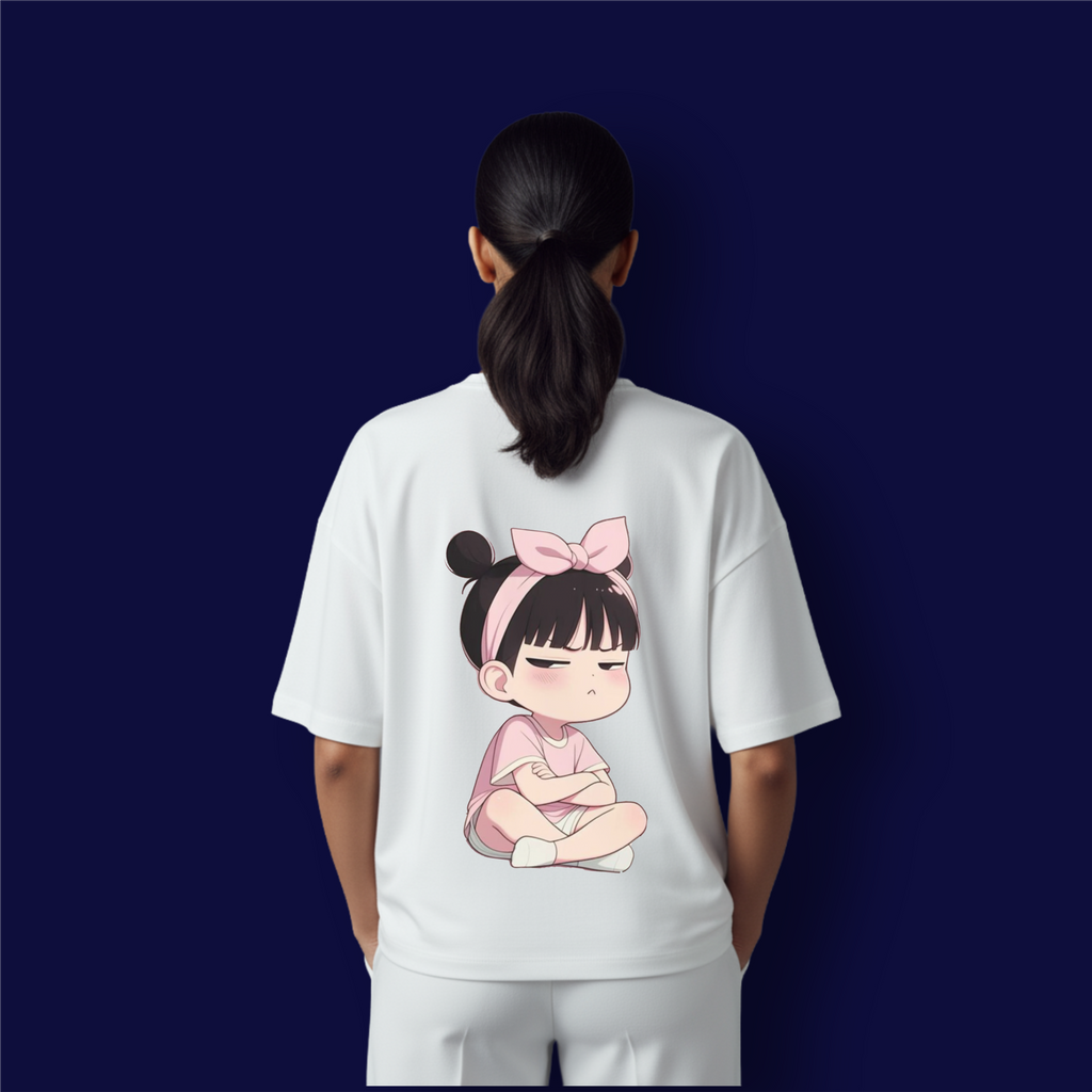 Angry Girl  Dropshoulder T-Shirt