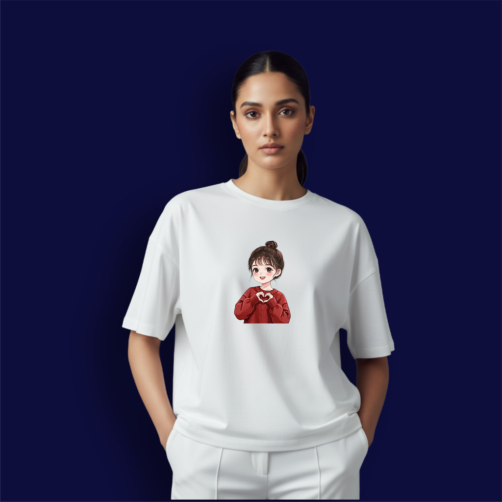 Lovely Girl Dropshoulder T-Shirt