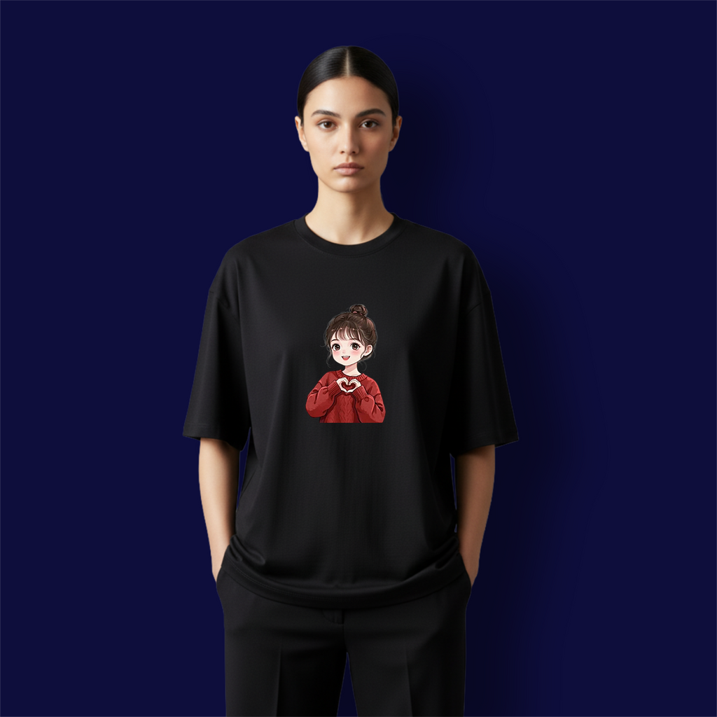 Lovely Girl Dropshoulder T-Shirt