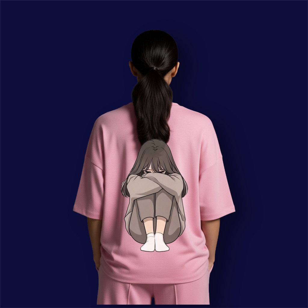 Sad Girl Dropshoulder T-Shirt