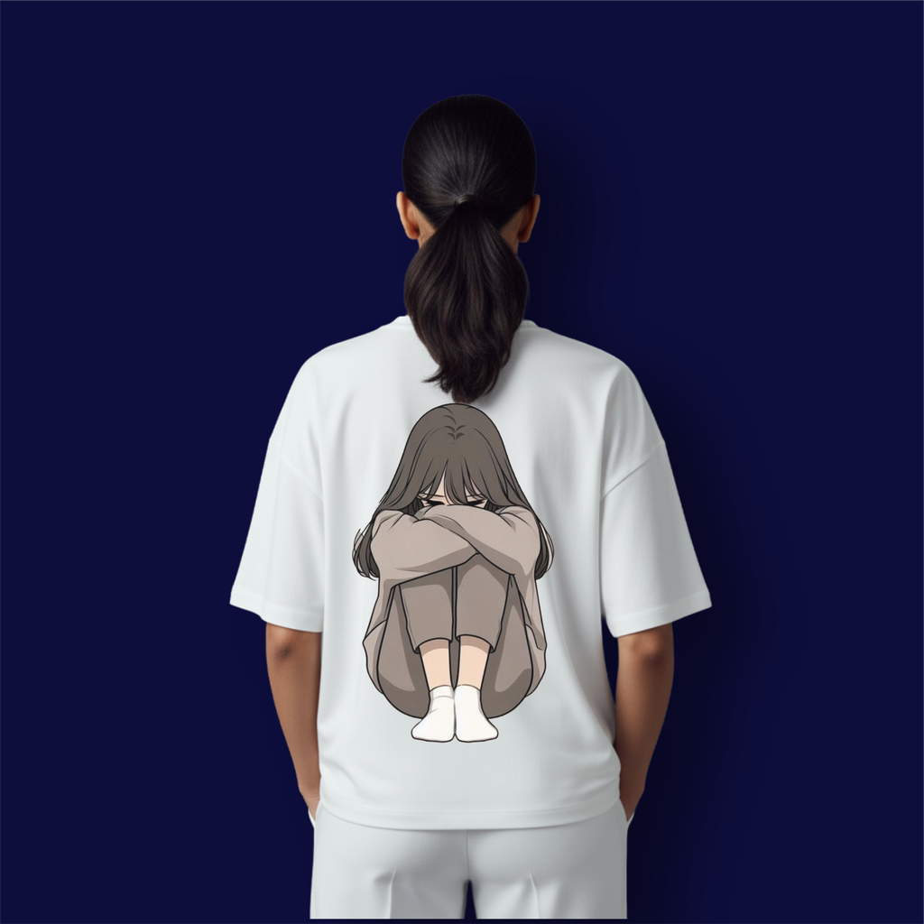 Sad Girl Dropshoulder T-Shirt