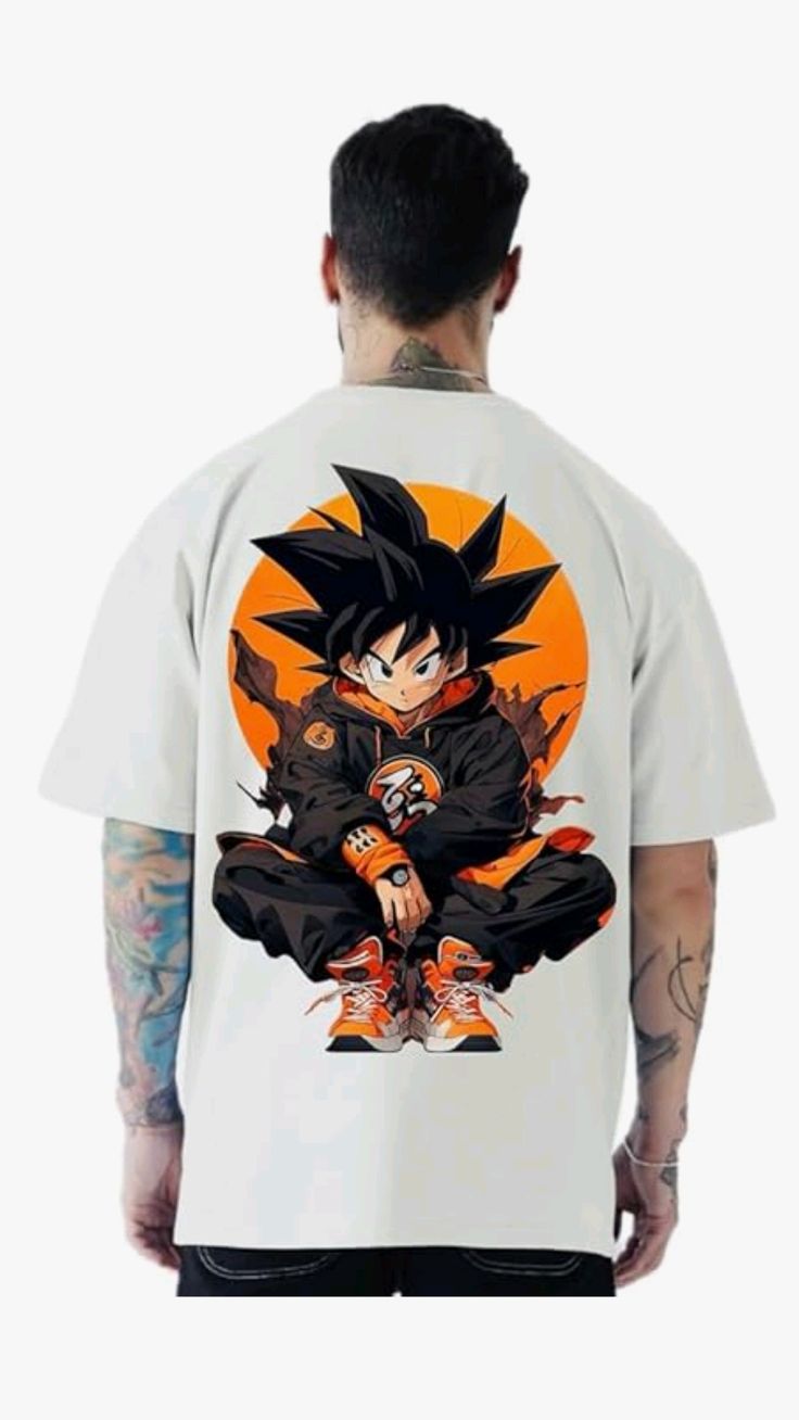 Goku Dragon Ball Z Dropshoulder T-shirt
