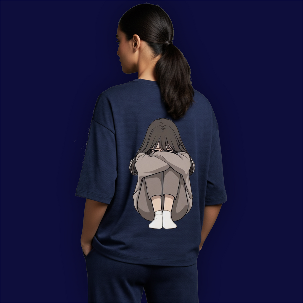Sad Girl Dropshoulder T-Shirt