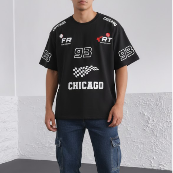 Chicago Drag Race | Drop Tee & Baggy Jeans