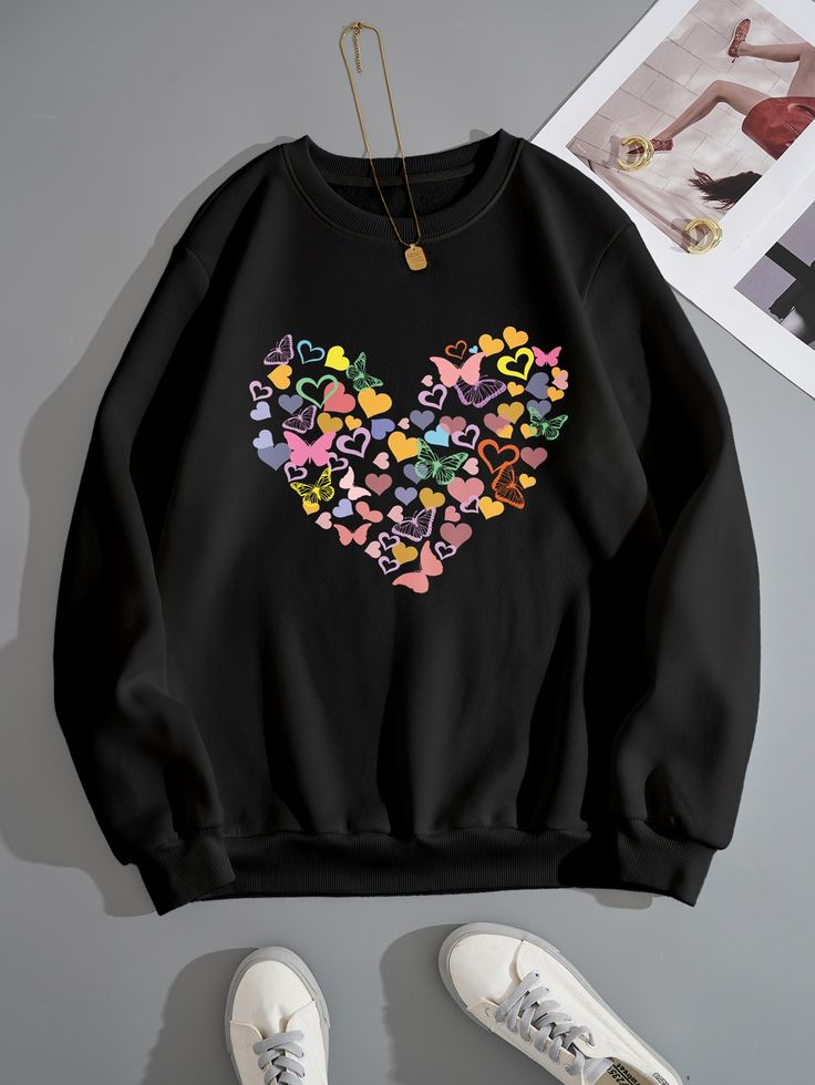 Multi Heart Sweatshirt
