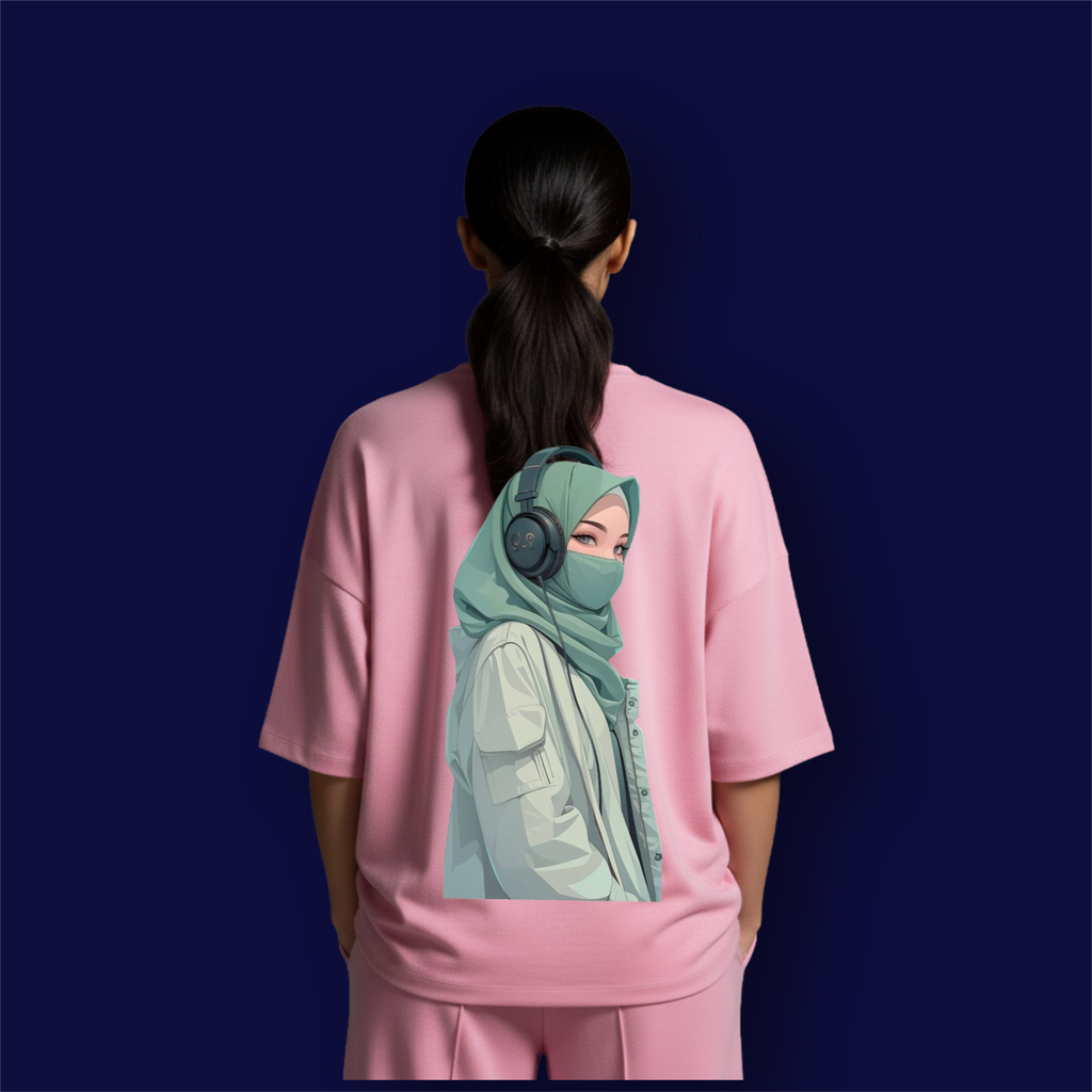 Music Girl Dropshoulder T-Shirt