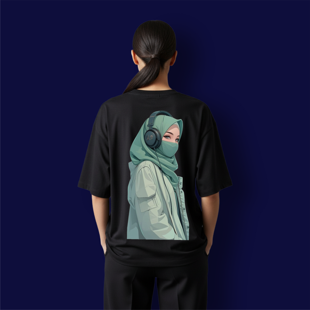 Music Girl Dropshoulder T-Shirt