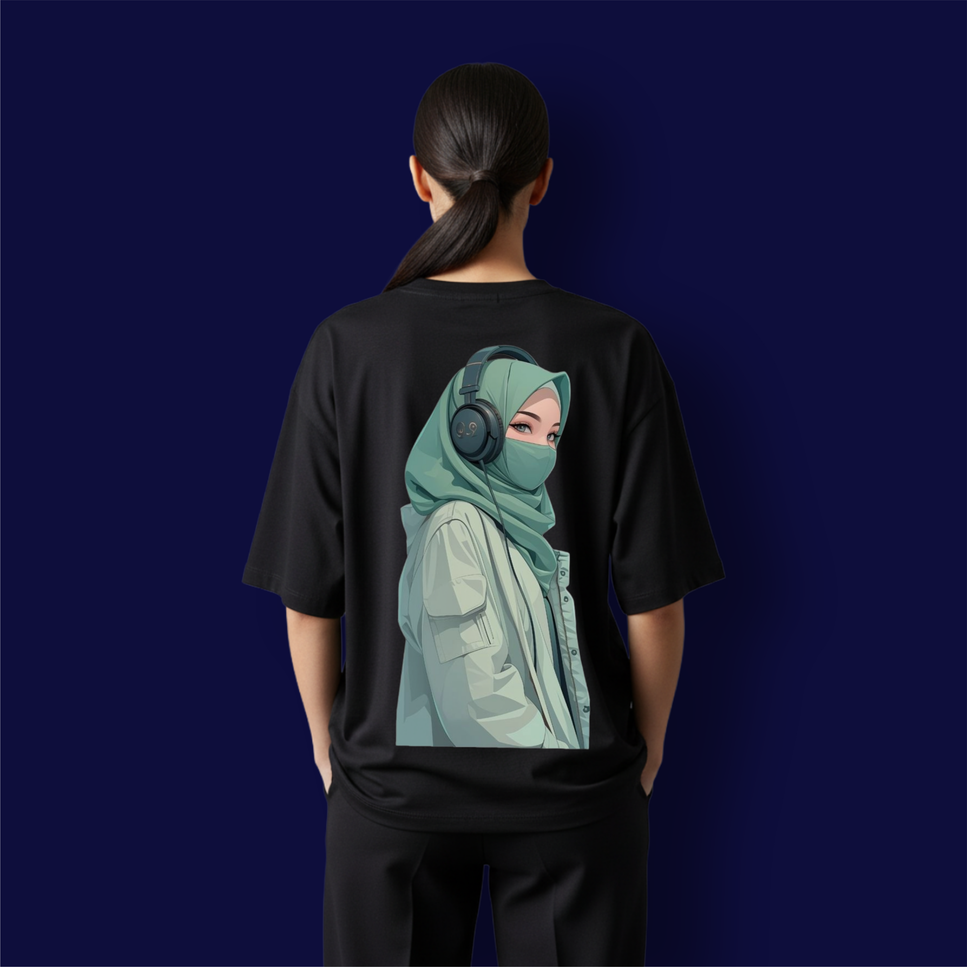 Music Girl Dropshoulder T-Shirt