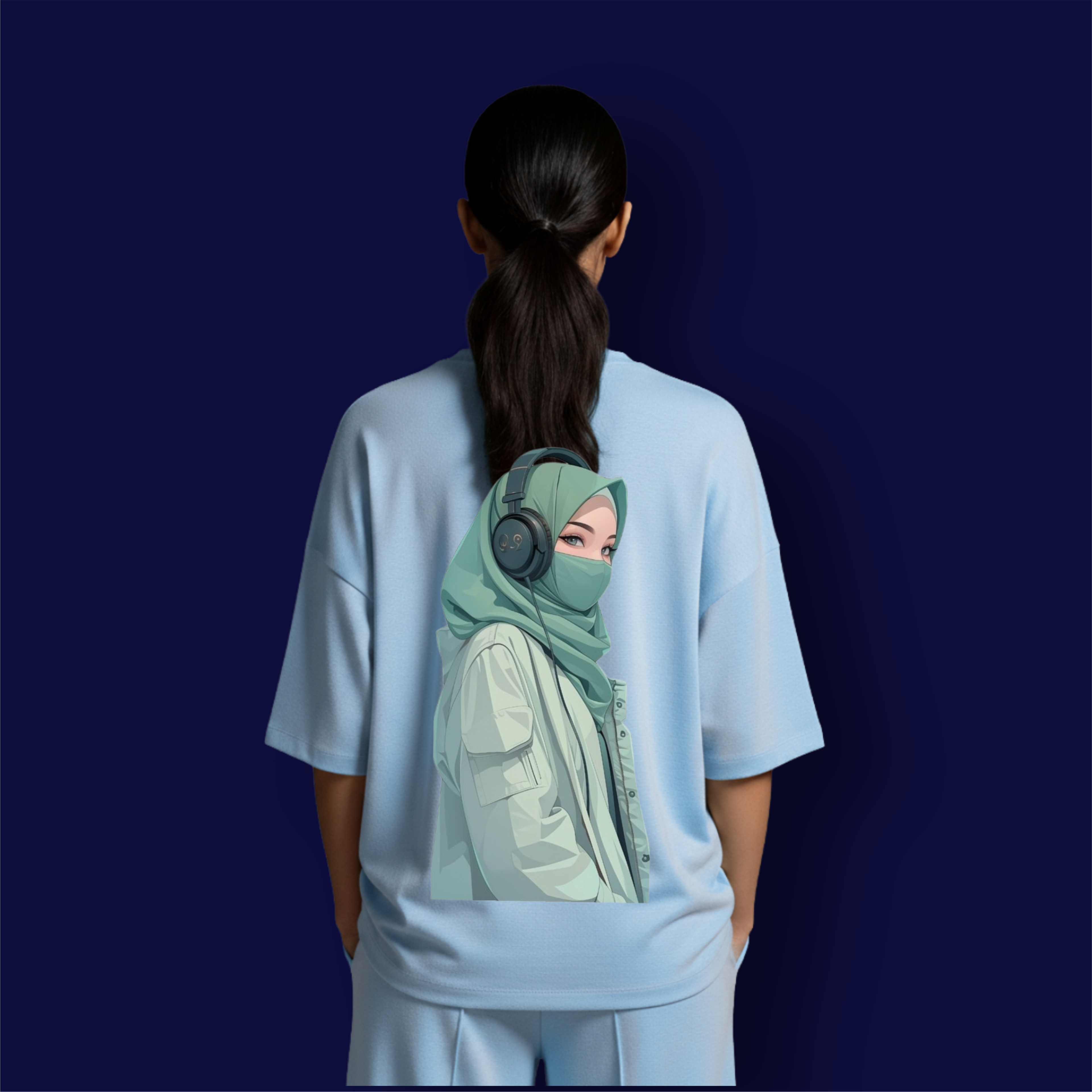 Music Girl Dropshoulder T-Shirt