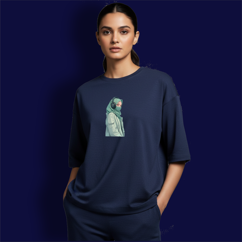 Music Girl Dropshoulder T-Shirt