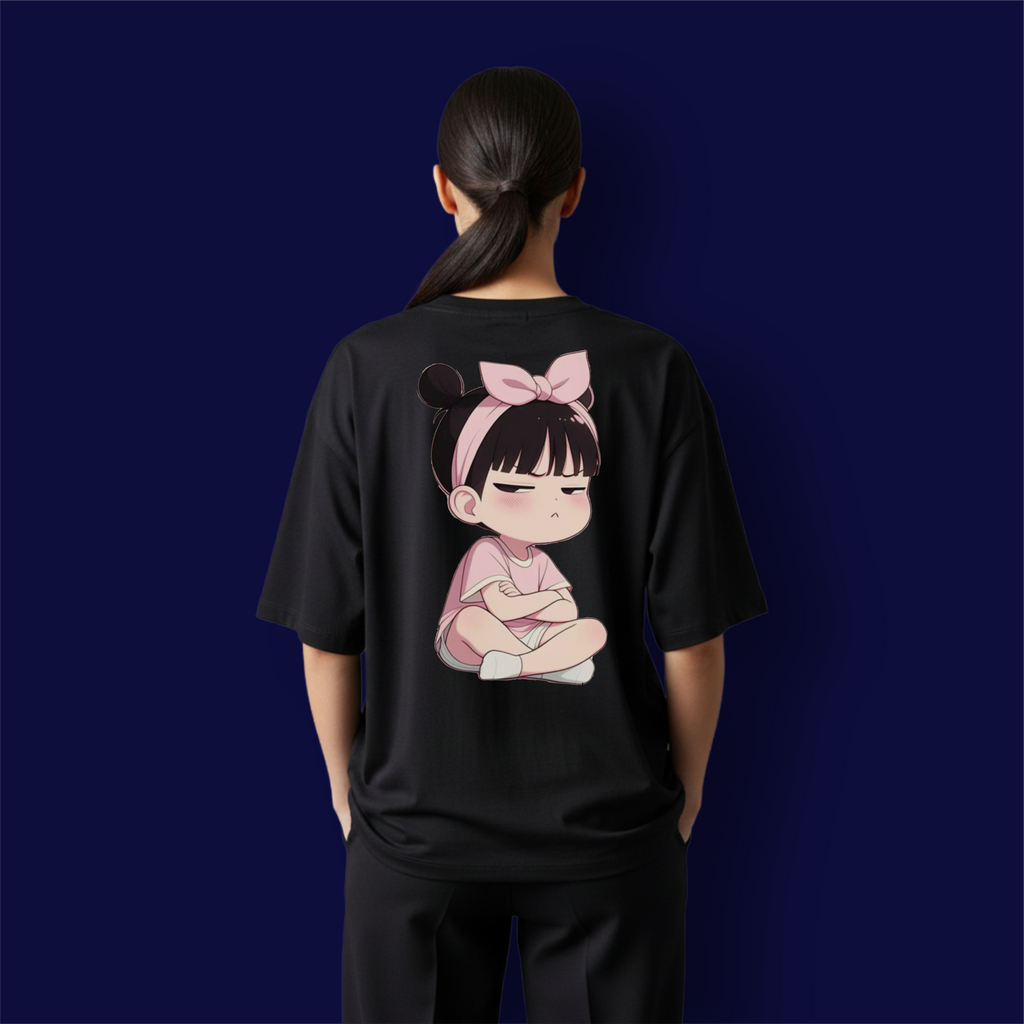 Angry Girl  Dropshoulder T-Shirt