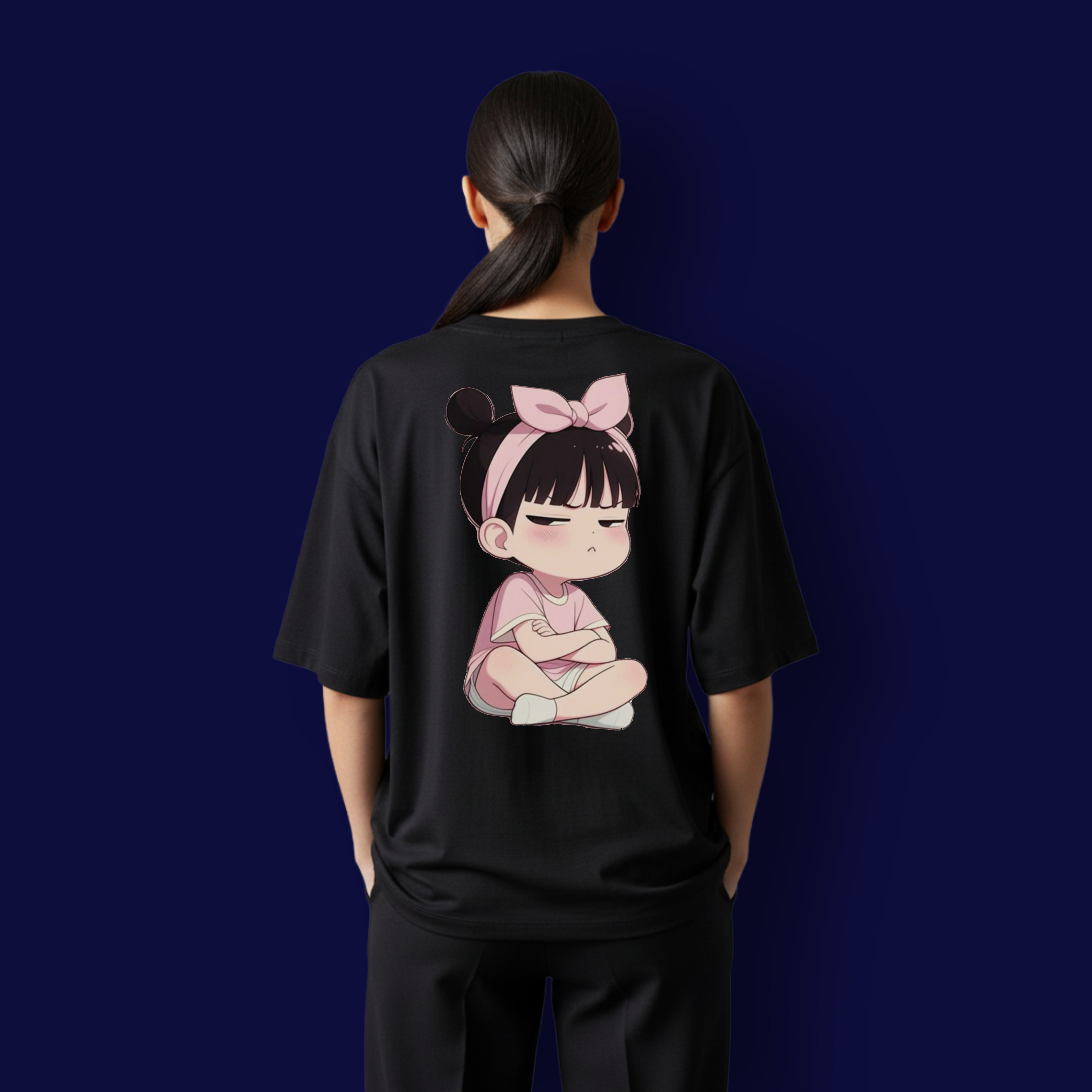 Angry Girl  Dropshoulder T-Shirt