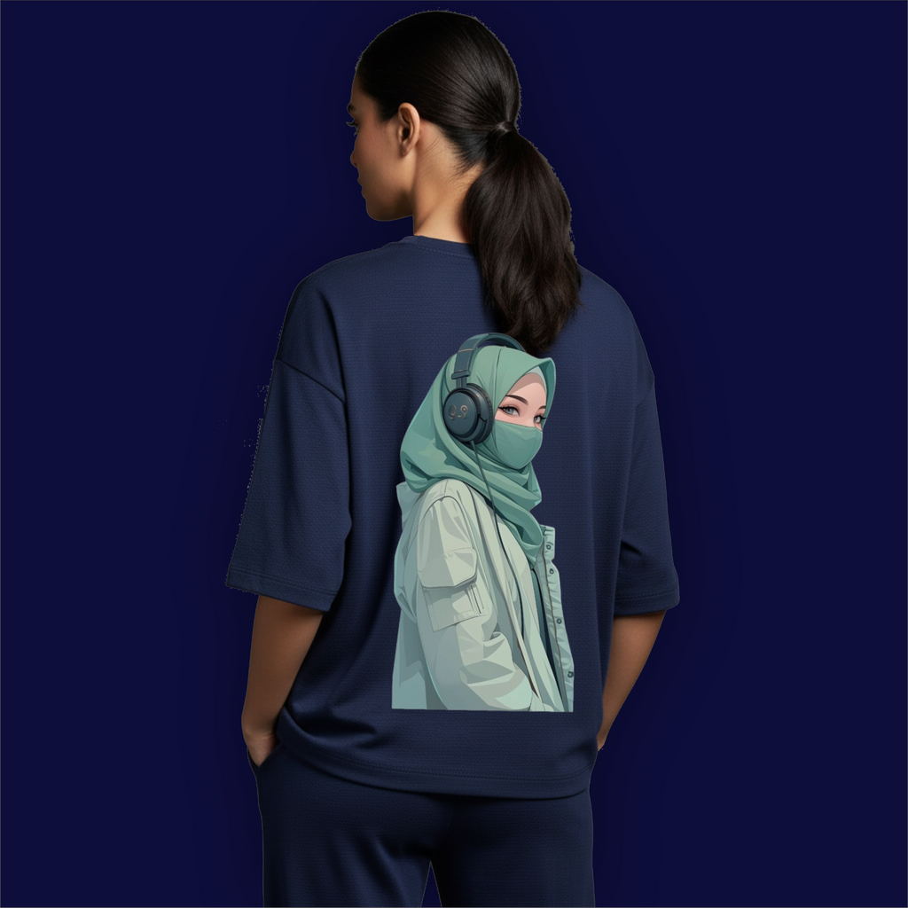 Music Girl Dropshoulder T-Shirt