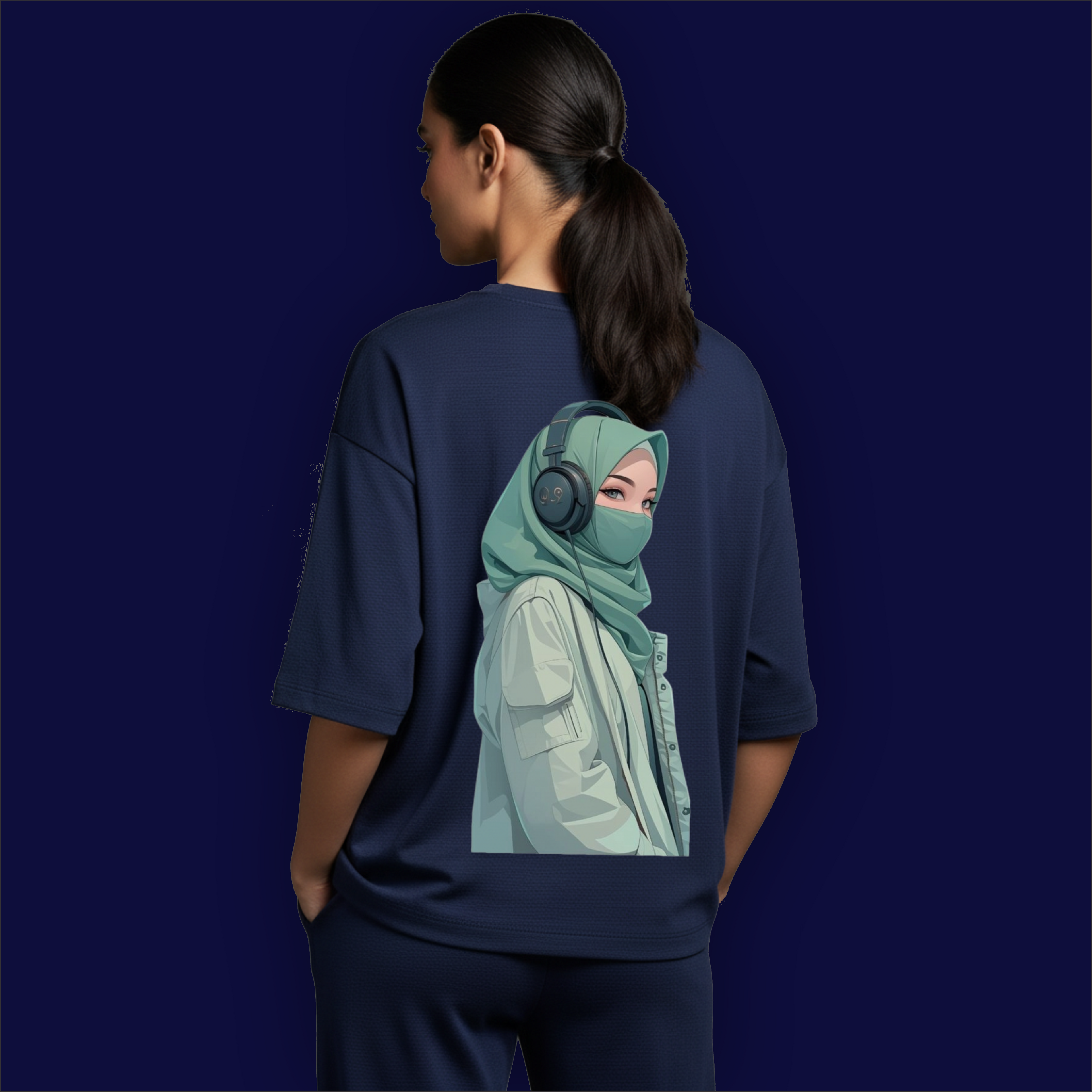 Music Girl Dropshoulder T-Shirt