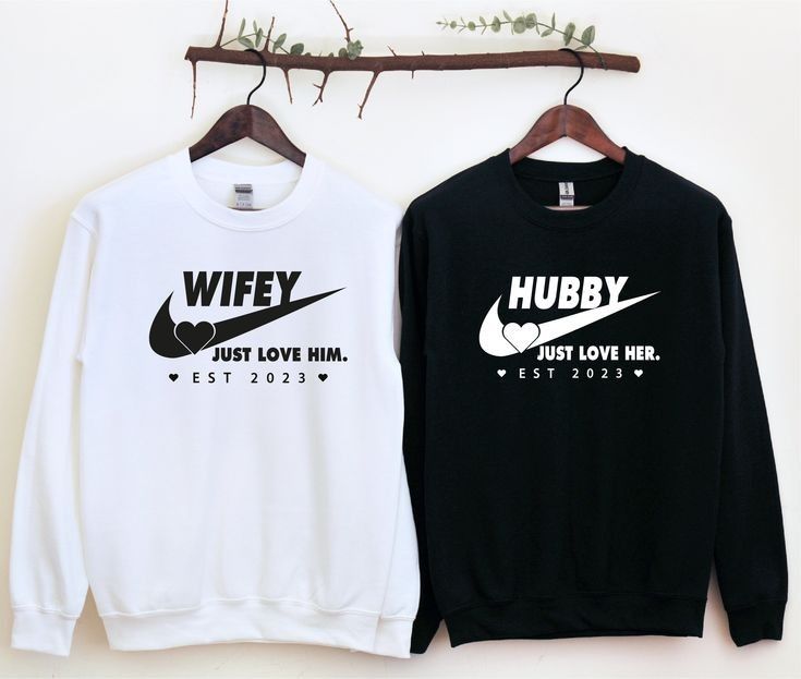 Wifey & Hubby Sweatshirts