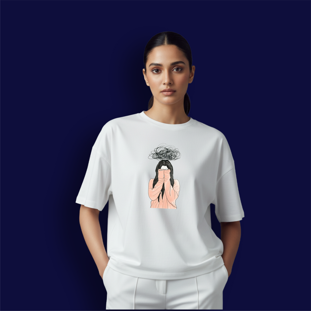 Depress Girl Dropshoulder T-shirt