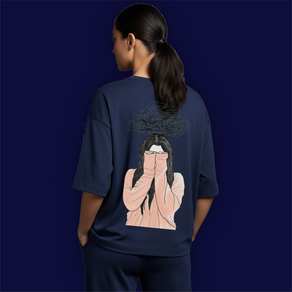 Depress Girl Dropshoulder T-shirt