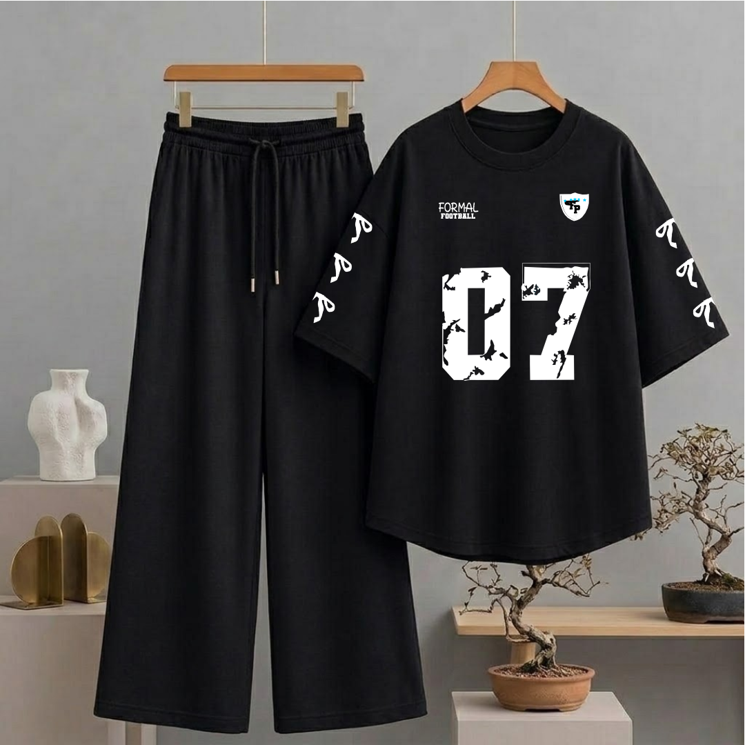 07 Bow Co-ord Set | Black