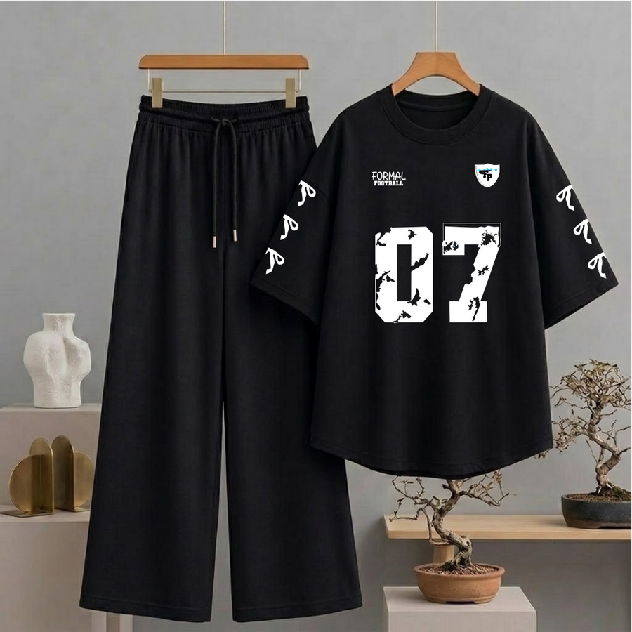 07 Bow Co-ord Set | Black