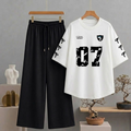 07 Bow Co-ord Set White | Black