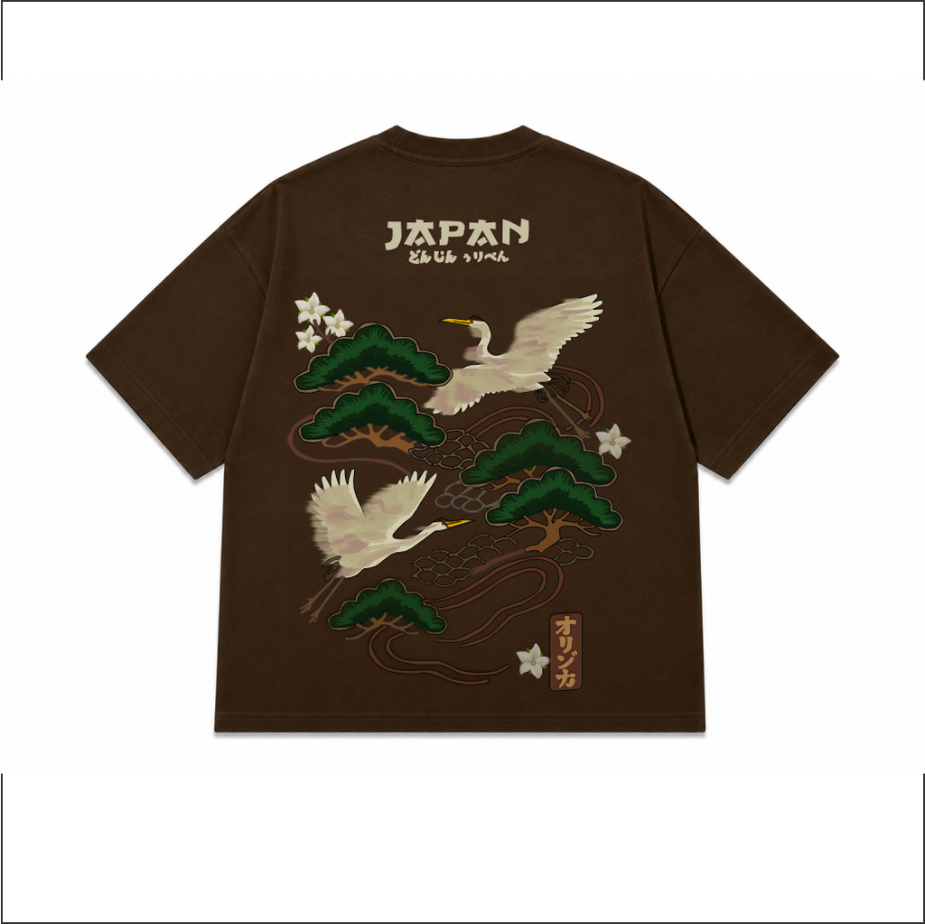 Bonsai and Crane | Drop Tee