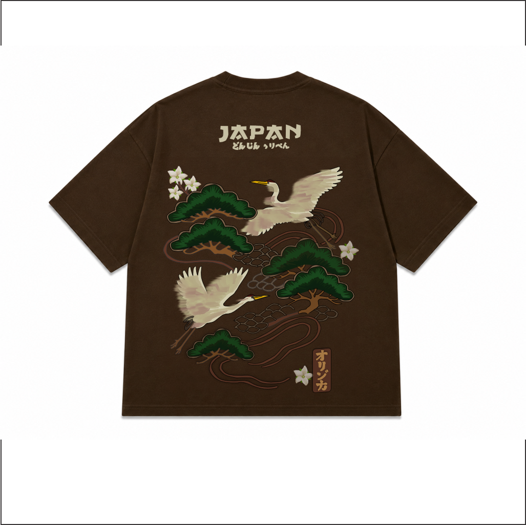 Bonsai and Crane | Drop Tee