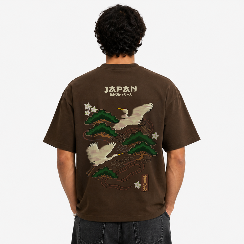 Bonsai and Crane | Drop Tee