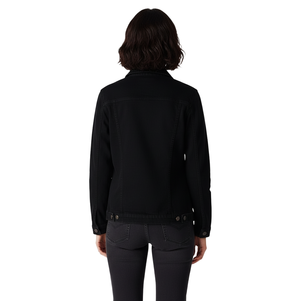 Black Woman Denim Jacket