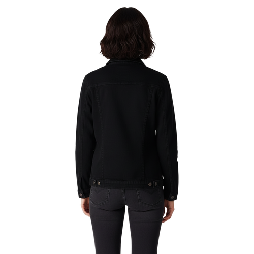 Black Woman Denim Jacket