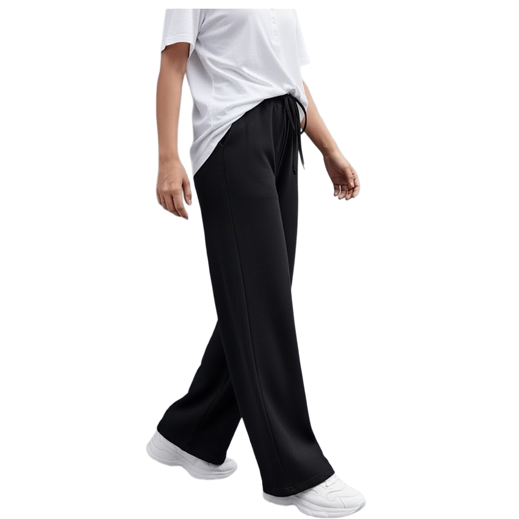 Black Flapper Trouser