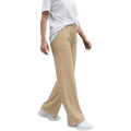 Beige Flapper Trouser
