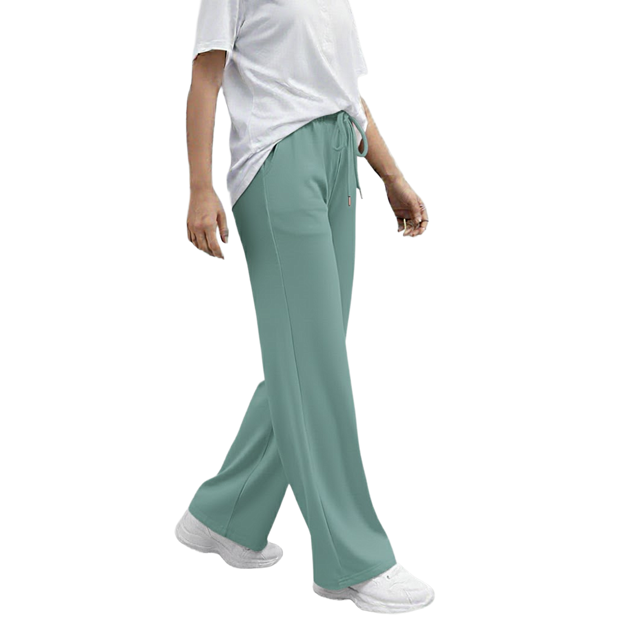 Sea Green Flapper Trouser