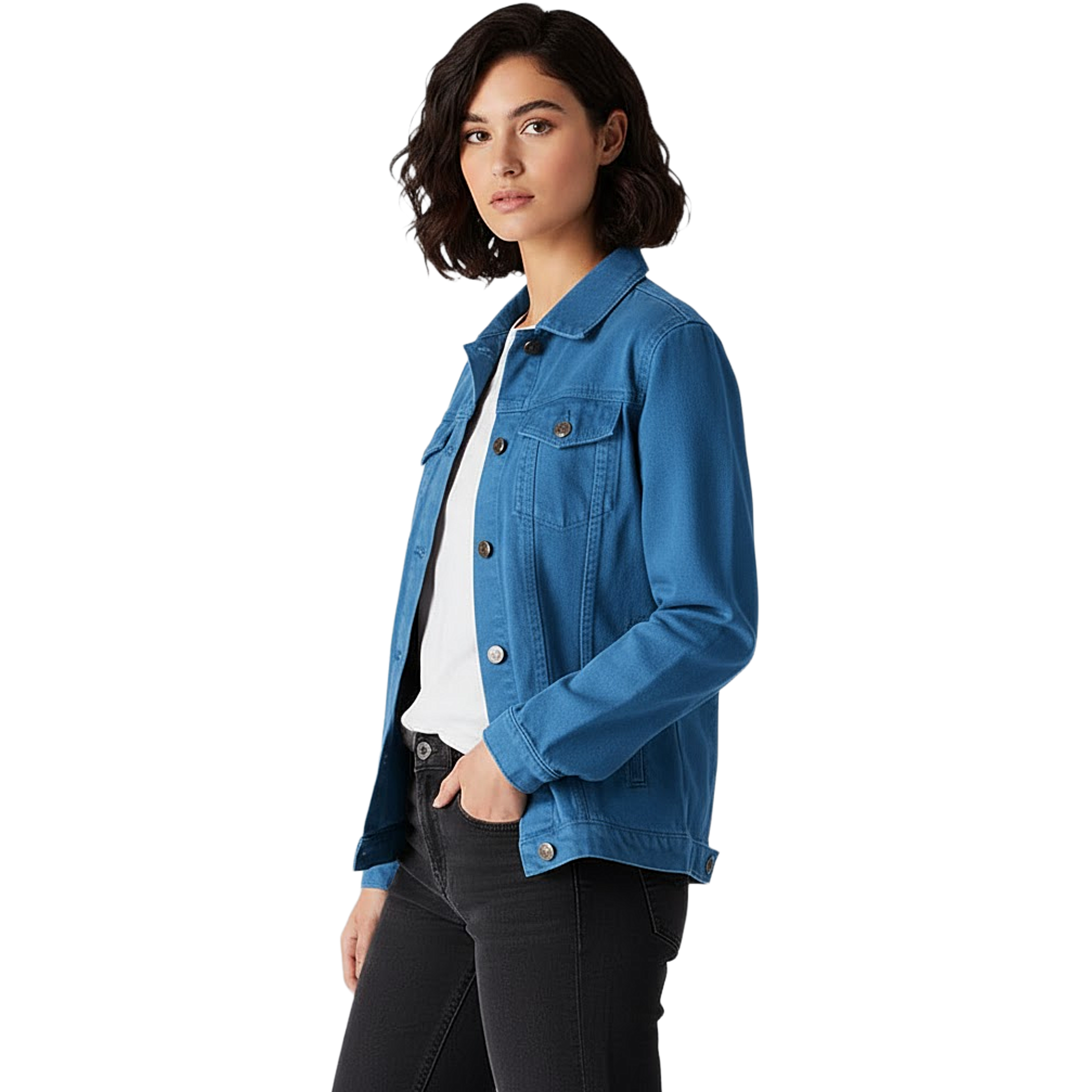 Sky Blue Denim Jacket