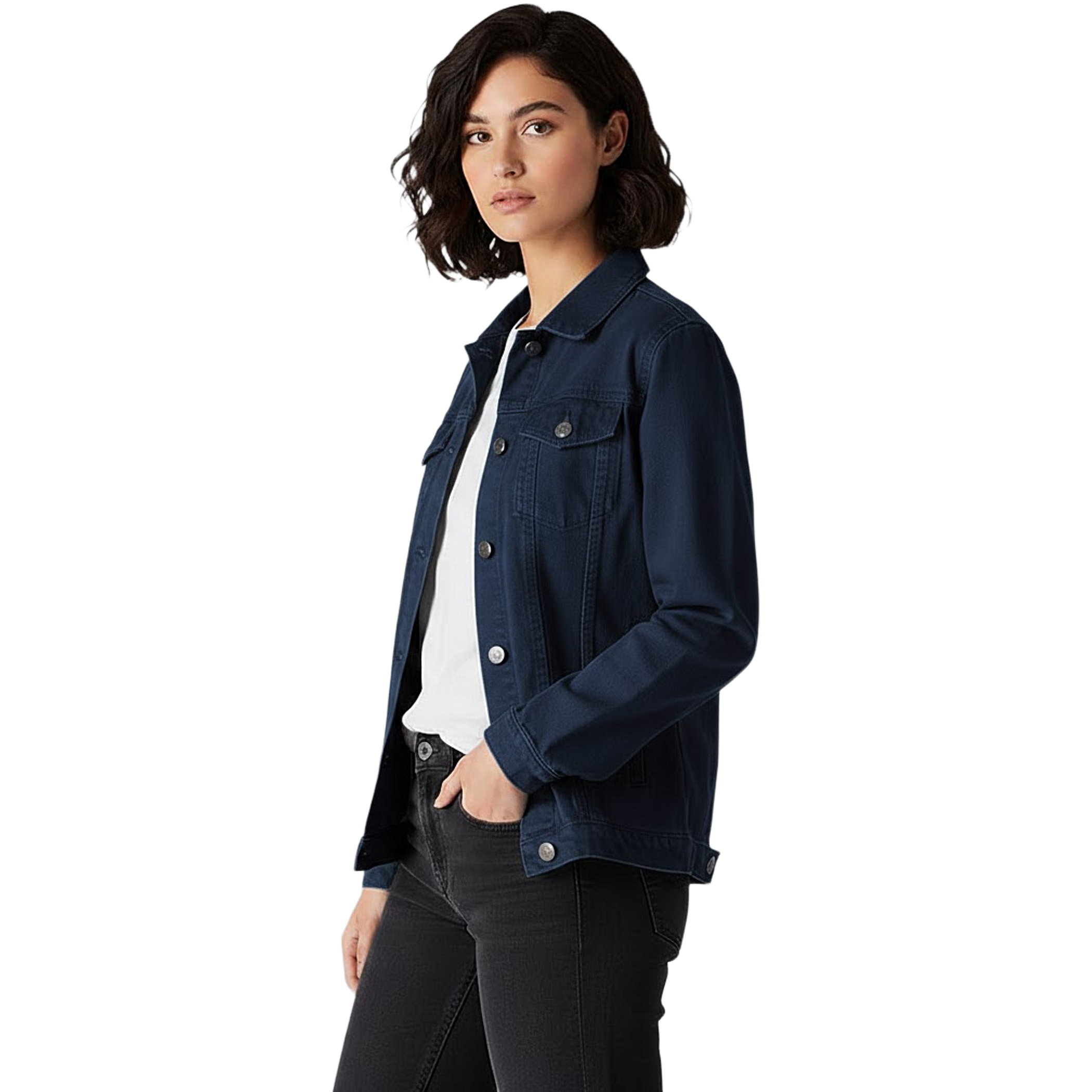 Dark Blue Denim Jacket