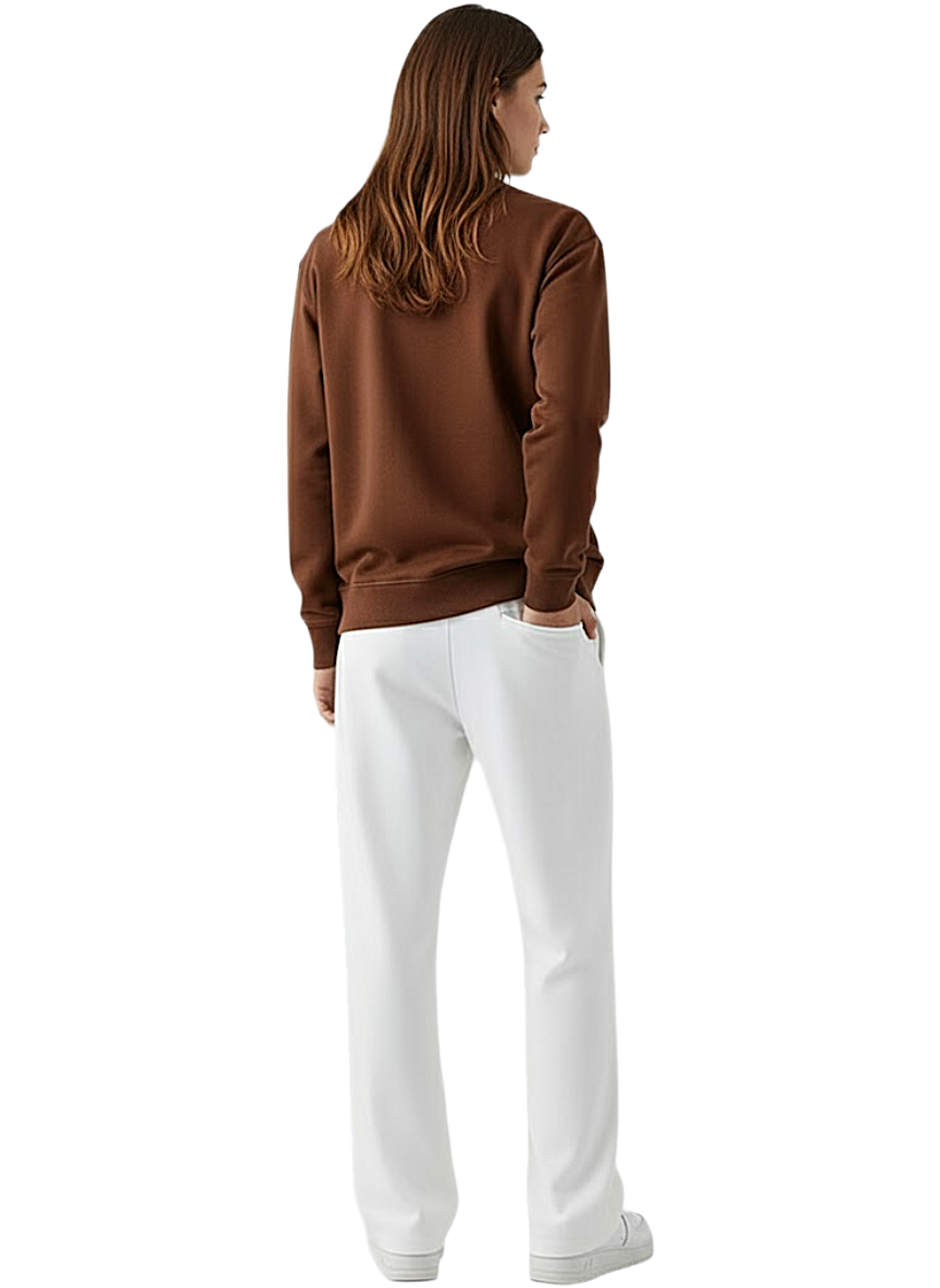 White Baggy Trousers For Woman