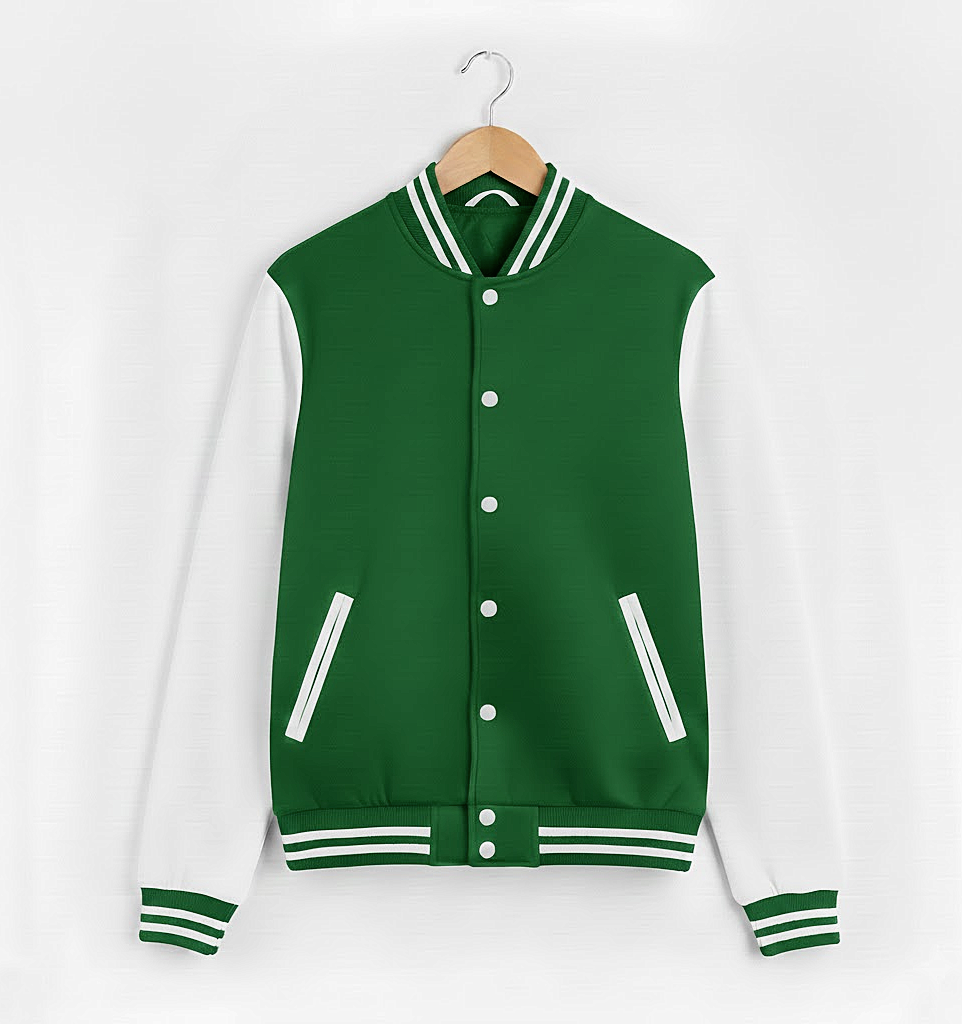 Dark Green | Varsity/Baseball Jackets
