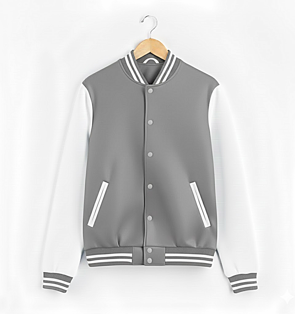 Grey | Varsity/Baseball Jackets